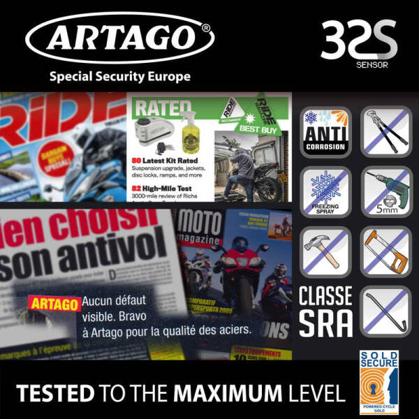 ARTAGO 32S SRA SINIFI ALARMLI DİSK KİLİDİ - 5