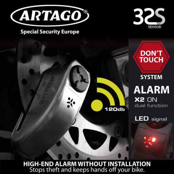 ARTAGO 32S SRA SINIFI ALARMLI DİSK KİLİDİ - 6