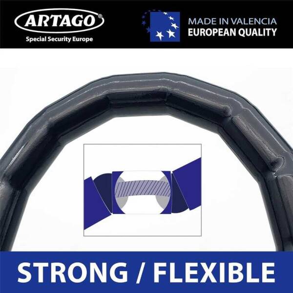 ARTAGO ART6 150cm ALARMLI HALAT KİLİT - 5
