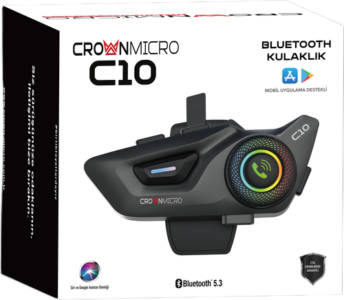 CROWN MICRO C10 BLUETOOTH VE INTERCOM SİSTEMİ - 5