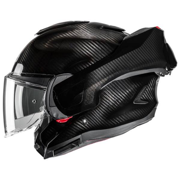 HJC F100 KASK CARBON SİYAH - 3