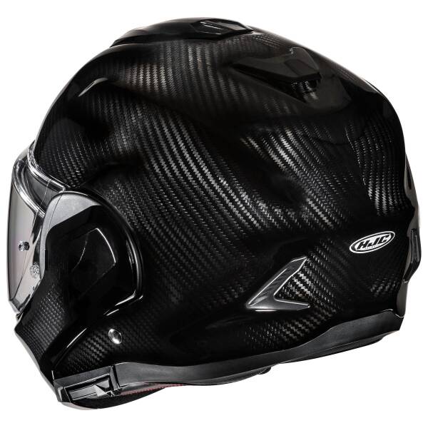 HJC F100 KASK CARBON SİYAH - 4