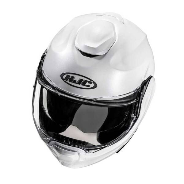 HJC F100 KASK İNCİ BEYAZI - 3