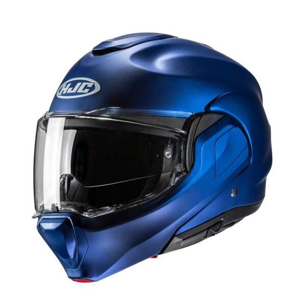 HJC F100 KASK SEMI FLAT METALİK MAVİ - 1