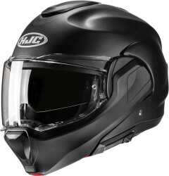 HJC F100 KASK SEMI FLAT SİYAH - 1