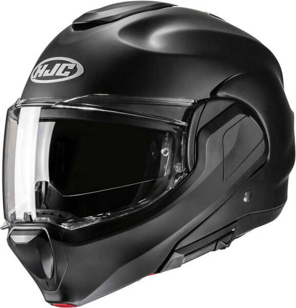 HJC F100 KASK SEMI FLAT SİYAH - 1