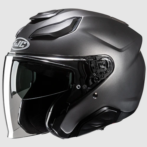 HJC F31 KASK SEMI FLAT TITANIUM - 1