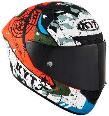 KYT NZ RACE KASK BLAZING MATT RED - 2