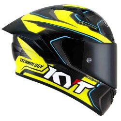 KYT NZ RACE KASK CARBON COMPETITION YELLOW - 4