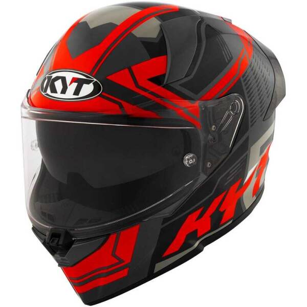 KYT R2R KASK OCTANE RED - 1