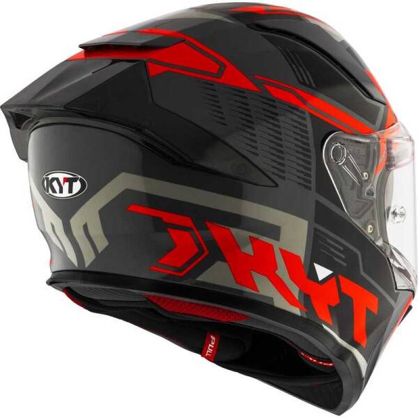 KYT R2R KASK OCTANE RED - 7