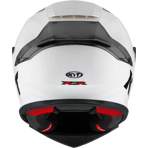 KYT R2R KASK PLAIN WHITE - 4