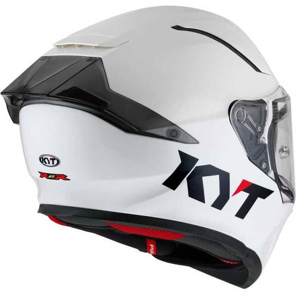 KYT R2R KASK PLAIN WHITE - 5