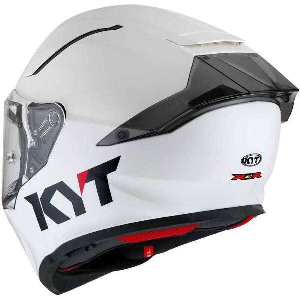 KYT R2R KASK PLAIN WHITE - 6