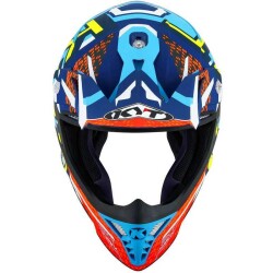 KYT SKYHAWK KASK HYPERFLOW MATT LIGHT BLUE / RED - KYT (1)