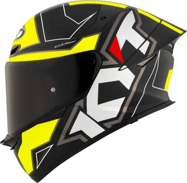 KYT TT-REVO KASK ELECTRON MATT SİYAH SARI - 7