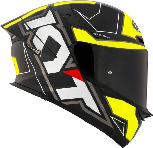 KYT TT-REVO KASK ELECTRON MATT SİYAH SARI - 8