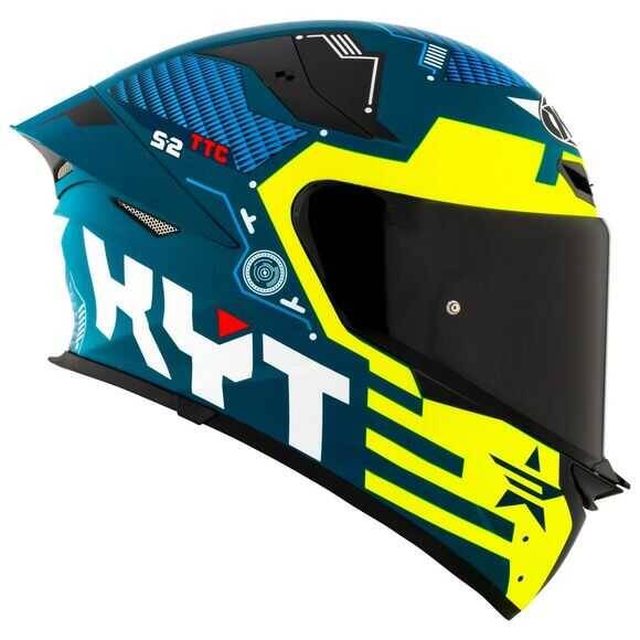 KYT TT-REVO KASK FUSELAGE MATT YELLOW - 2