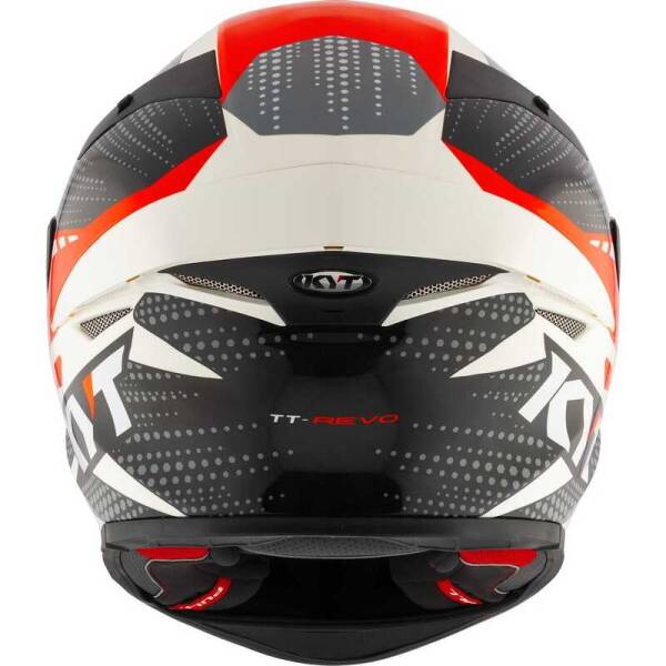 KYT TT-REVO KASK GEAR BLACK / RED - 5