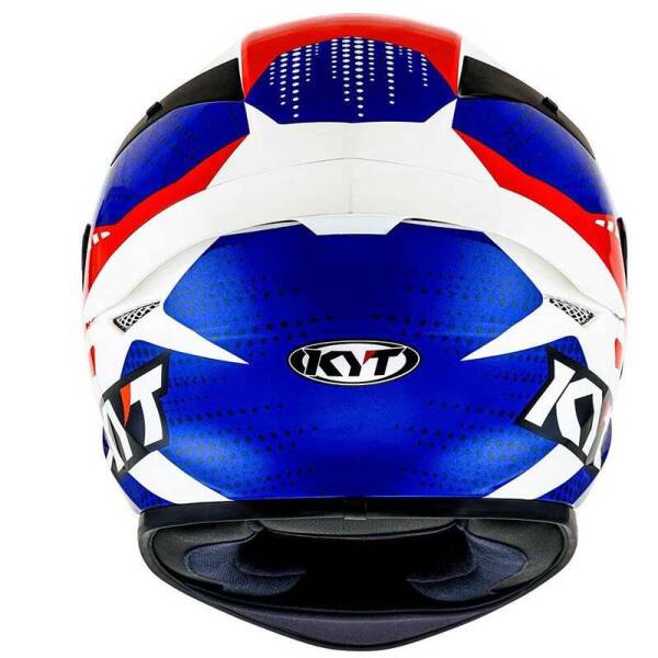 KYT TT-REVO KASK GEAR BLUE / RED - 3