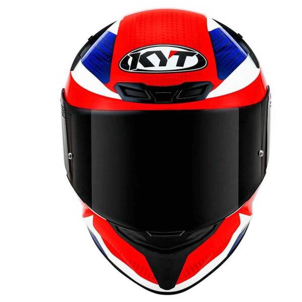 KYT TT-REVO KASK GEAR BLUE / RED - 4