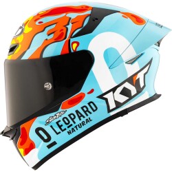KYT TT-REVO KASK LEOPARD EDITION ARAGON - 7