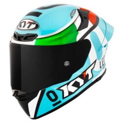 KYT TT-REVO KASK LEOPARD EDITION TRICOLORE 