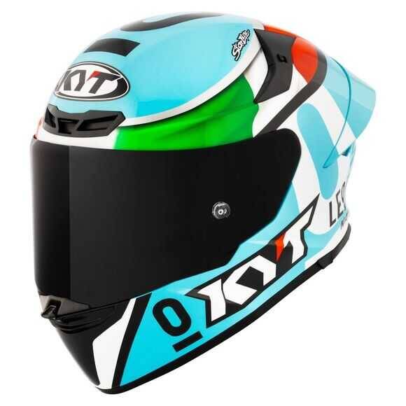 KYT TT-REVO KASK LEOPARD EDITION TRICOLORE - 1
