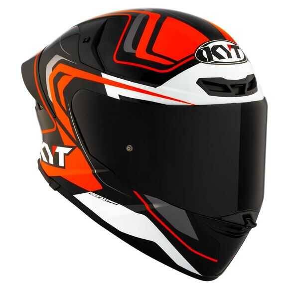 KYT TT-REVO KASK OVERTECH SİYAH TURUNCU - 2