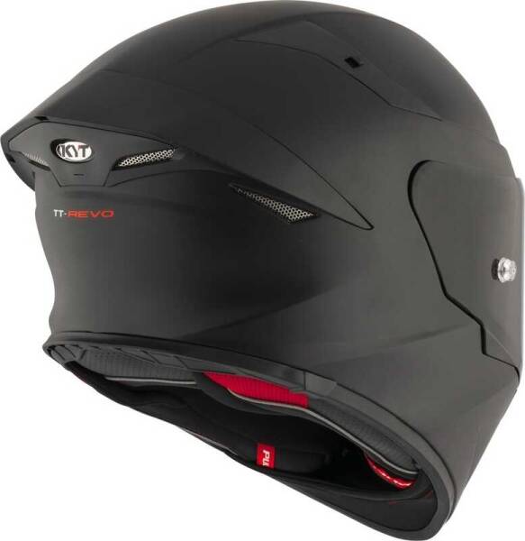KYT TT-REVO KASK PLAIN MATT BLACK - 6
