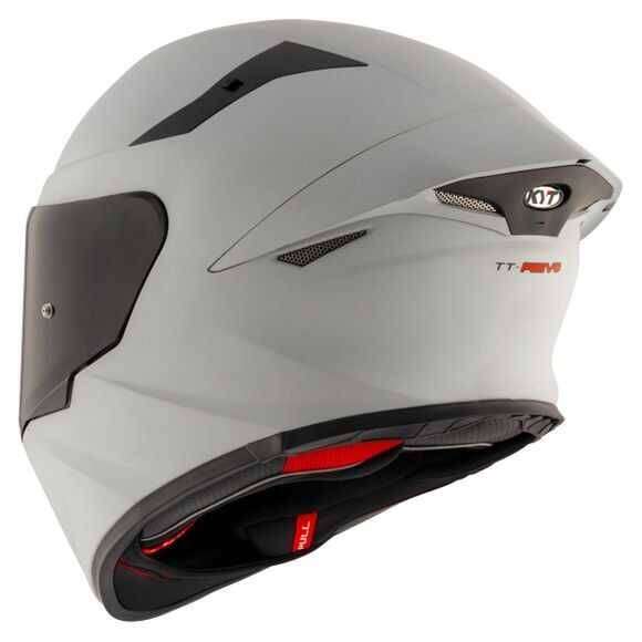 KYT TT-REVO KASK PLAIN MATT GREY - 3