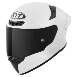 KYT TT-REVO KASK PLAIN WHITE - 1