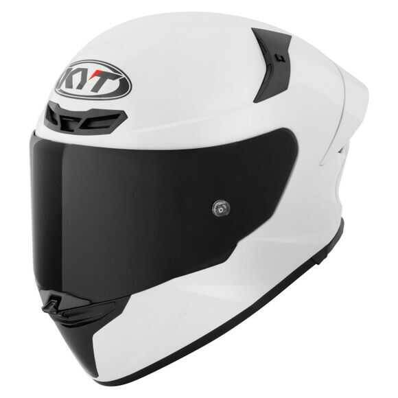 KYT TT-REVO KASK PLAIN WHITE - 1