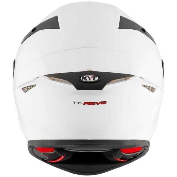 KYT TT-REVO KASK PLAIN WHITE - 3