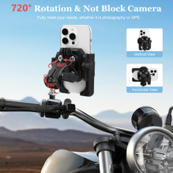 MECHRIG M10 VİDALI MOTOSİKLET TELEFON TUTUCU - 3