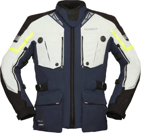 MODEKA PANAMERICANA II WATERPROOF CEKET MAVİ AÇIK GRİ - 1
