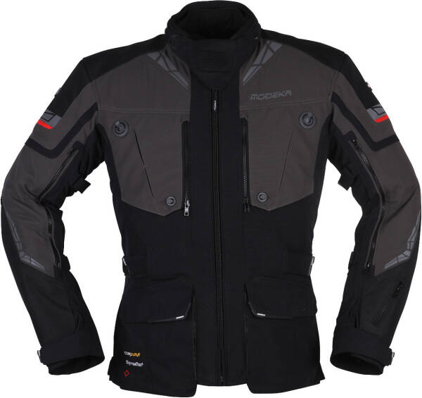 MODEKA PANAMERICANA II WATERPROOF CEKET SİYAH KOYU GRİ - 1