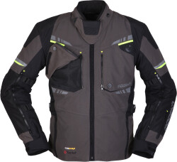 MODEKA TARAN WATERPROOF CEKET SİYAH KOYU GRİ 