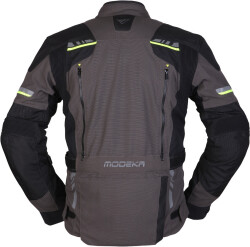 MODEKA TARAN WATERPROOF CEKET SİYAH KOYU GRİ - 2