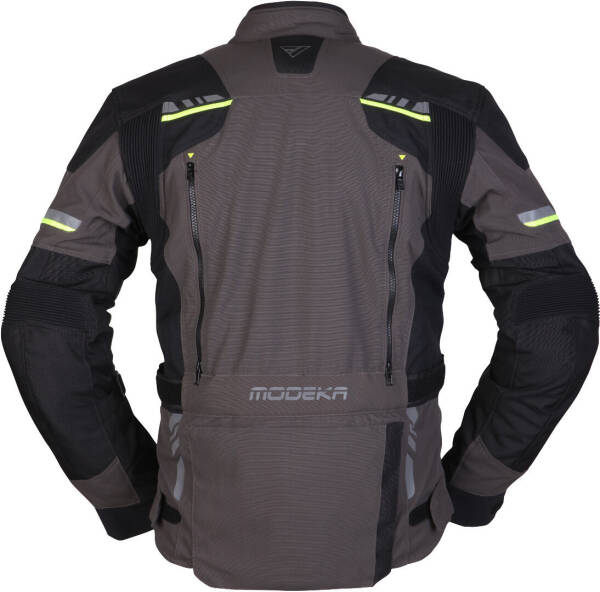 MODEKA TARAN WATERPROOF CEKET SİYAH KOYU GRİ - 2