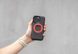 QUADLOCK MAG UYUMLU TELEFON KILIFI HALKASI KIRMIZI - 2