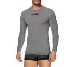 SIX2 TS2 4 MEVSİM TERMAL UZUN KOLLU T-SHIRT KOYU GRİ - 3