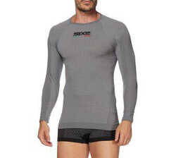 SIX2 TS2 4 MEVSİM TERMAL UZUN KOLLU T-SHIRT KOYU GRİ - 3