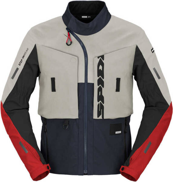 SPIDI FRONTIER TEX CEKET MAVİ KIRMIZI - 1