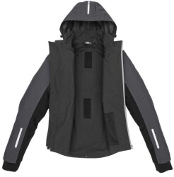 SPIDI HOODIE H2OUT II CEKET SİYAH KIRMIZI - 3