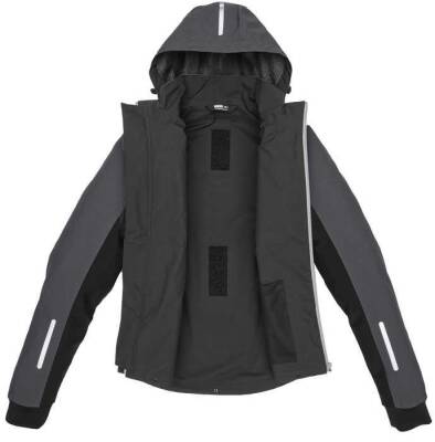 SPIDI HOODIE H2OUT II CEKET SİYAH KIRMIZI - 3