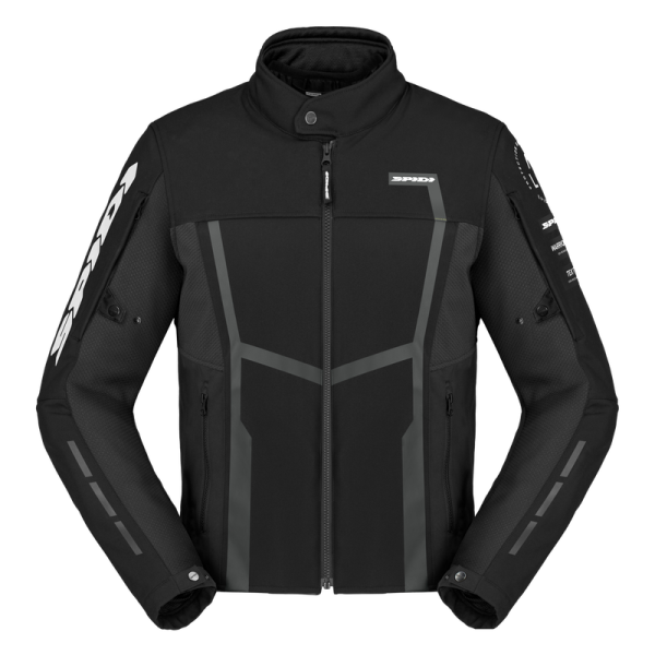 SPIDI MOTOJOY TEKSTİL CEKET SİYAH BEYAZ - 1