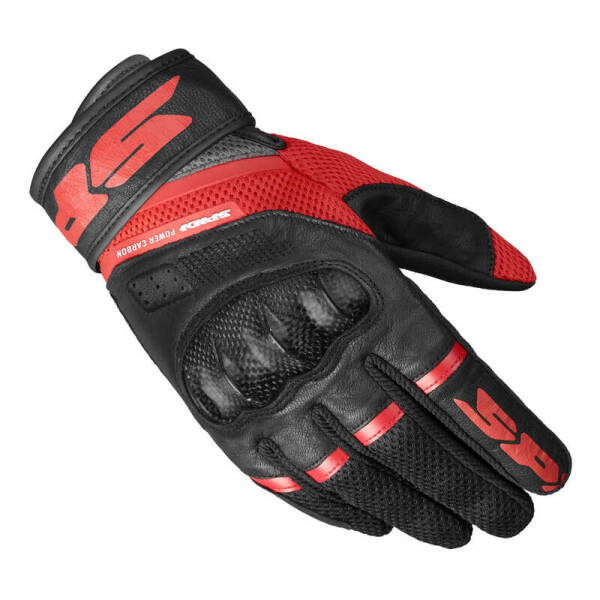 SPIDI POWER CARBON ELDİVEN KIRMIZI - 1