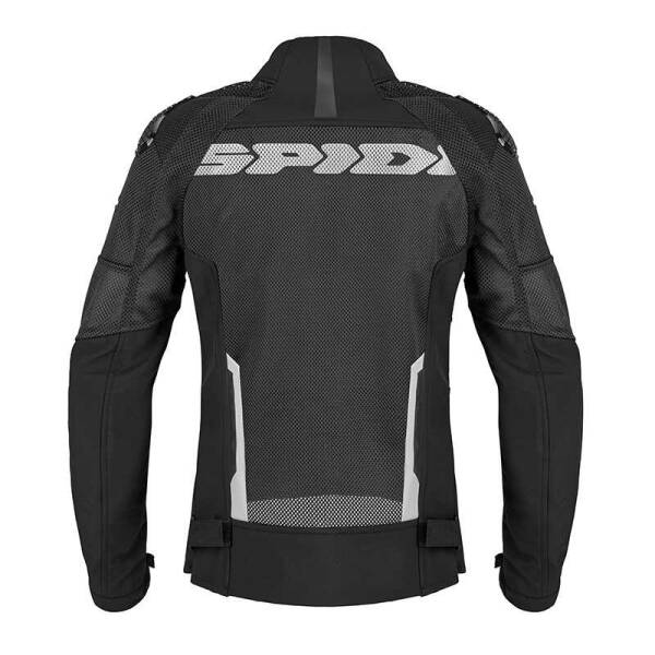 SPIDI RACE WARRIOR 2 NET LADY YAZLIK CEKET SİYAH BEYAZ - 2