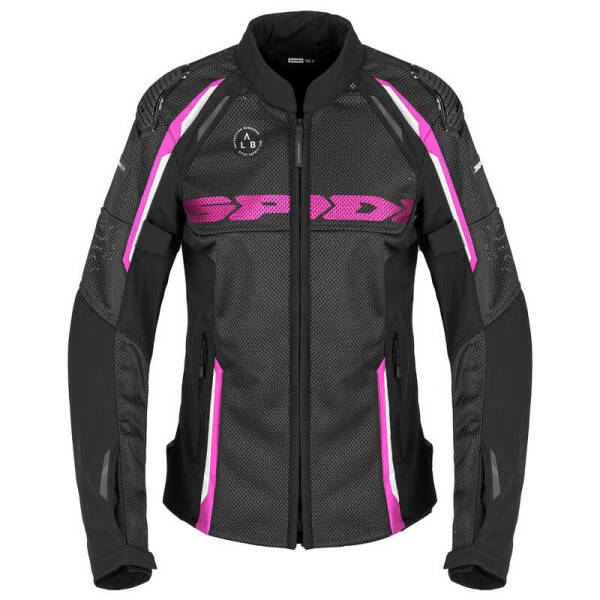 SPIDI RACE WARRIOR 2 NET LADY YAZLIK CEKET SİYAH FUŞYA - 1